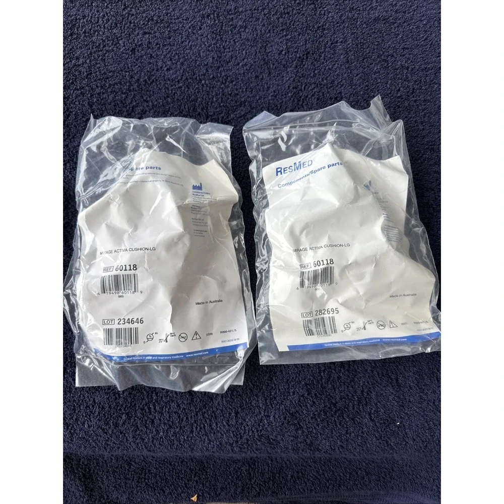 2 ResMed Mirage Activa Cushion 60118 Spare Parts  Large LG